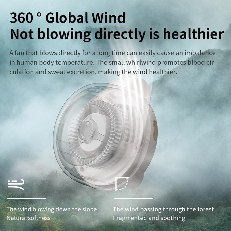 ❄️💨360° Rotatable Portable Mini Clip-on Fan