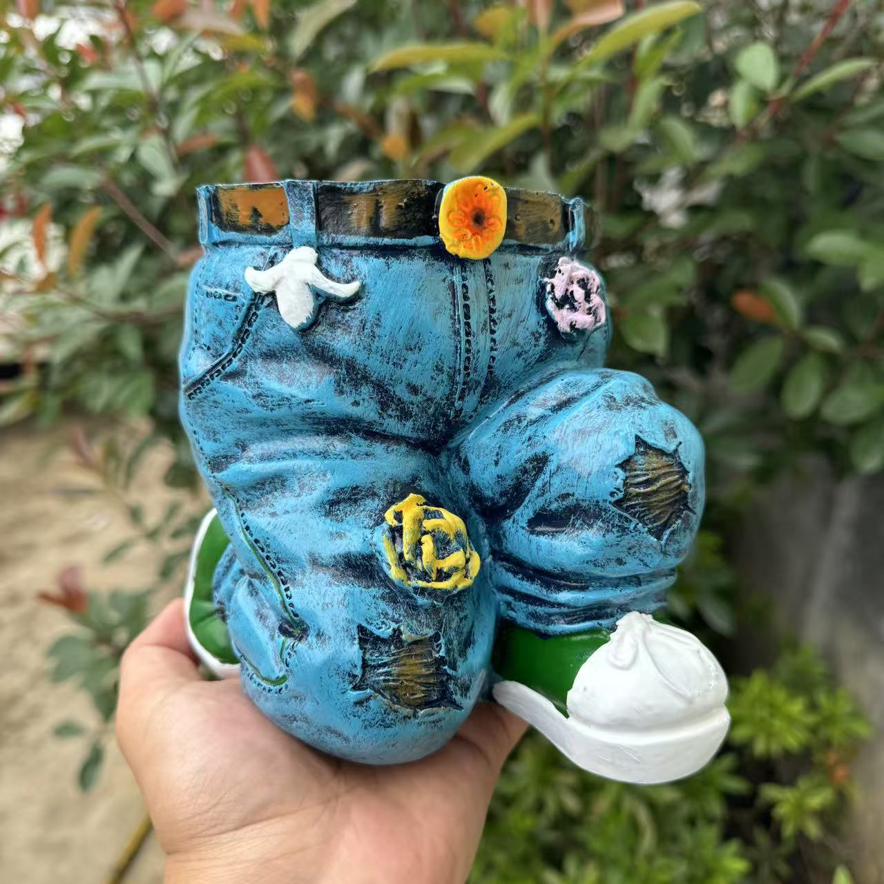 🌷Creative 3D Jeans Shaped Flower Pot