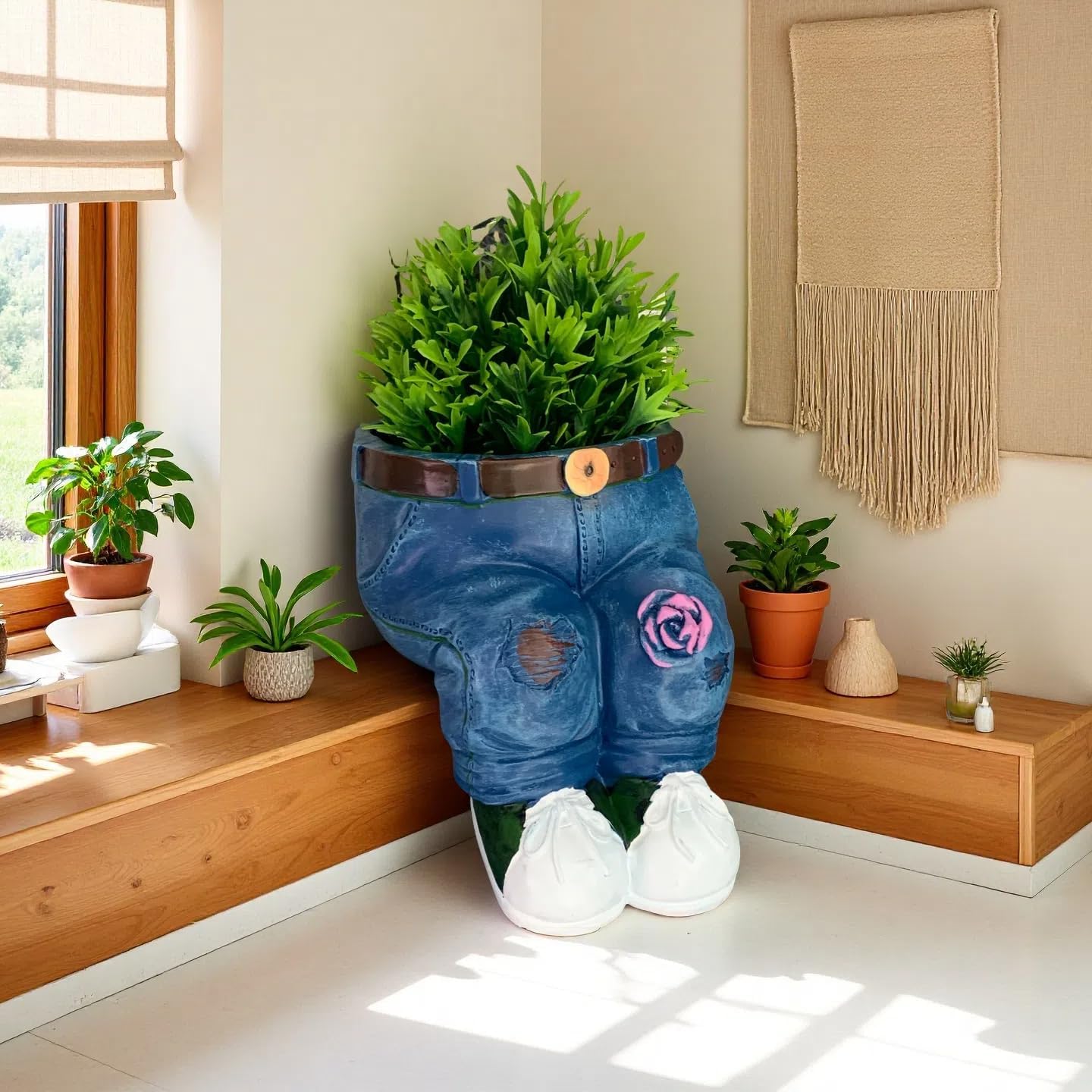 🌷Creative 3D Jeans Shaped Flower Pot