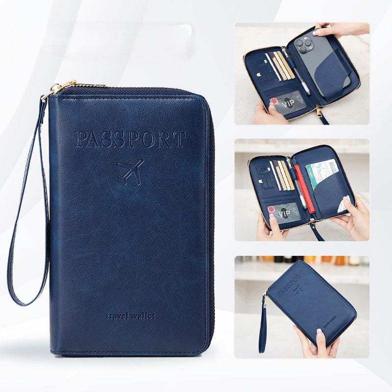 Multifunctional RFID Passport Wallet