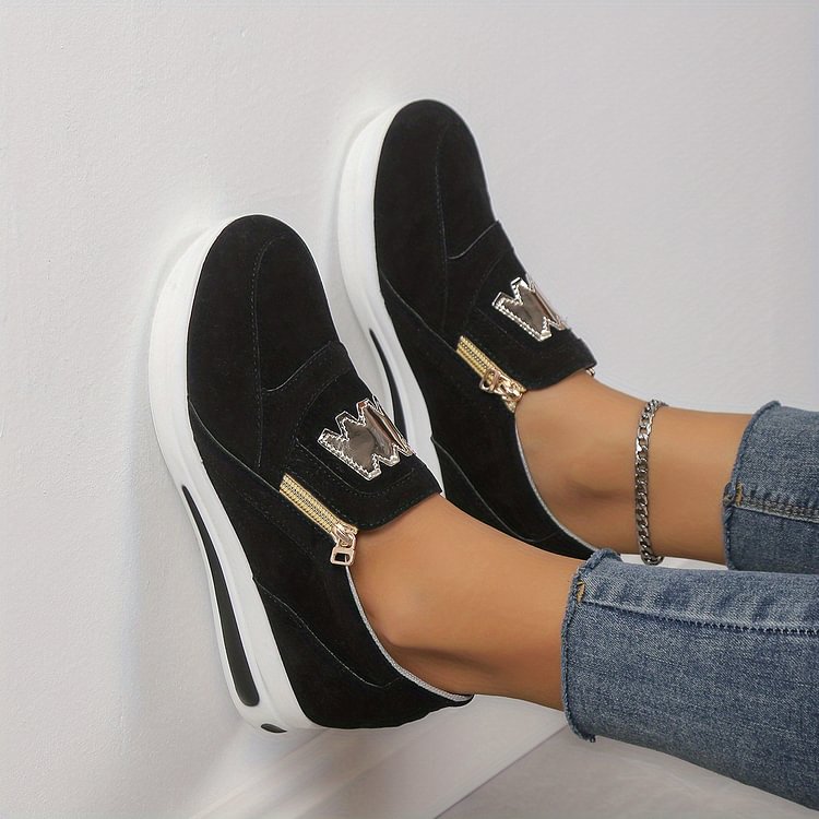 🔥Women's Casual Platform Slip-on Sneakers