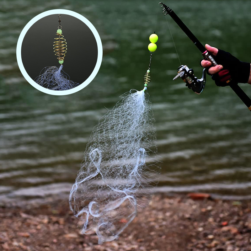 š„2025 Hot Saleš„Fishing Gill Net with Spring Bait Trap