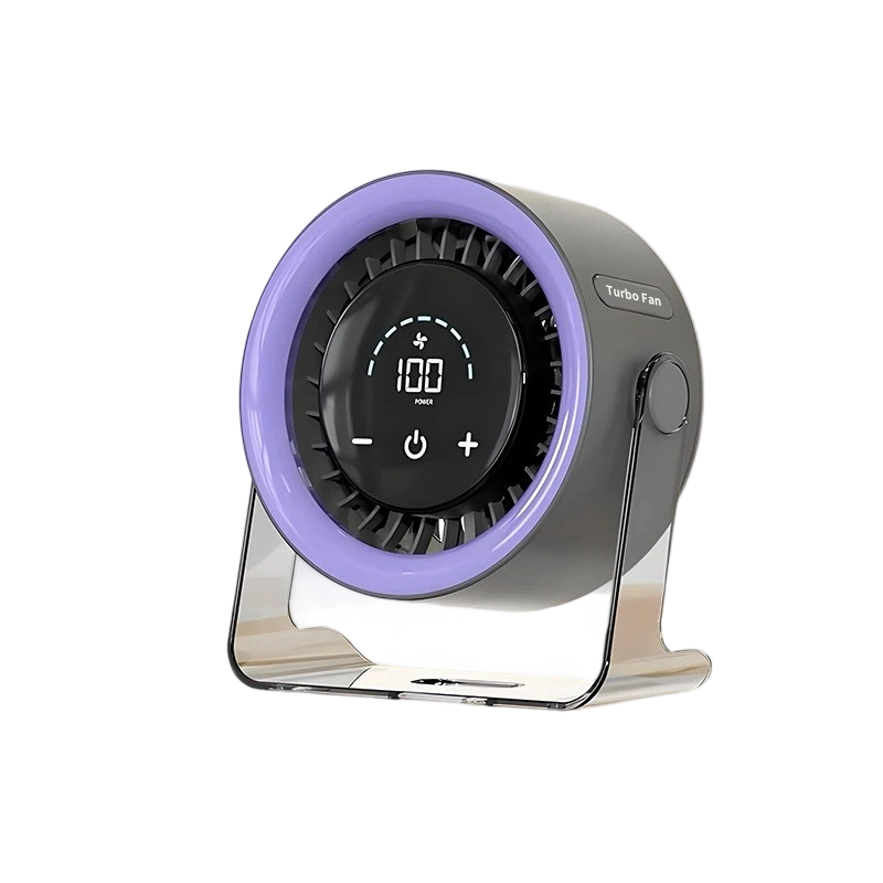 🔥100-Speed Mini Desk Fan with Digital Display