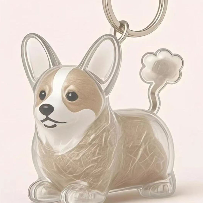 Dog Hair Collector Keychain