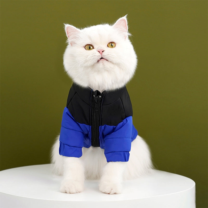 Warm Jacket with Zipper for Dogs & Cats