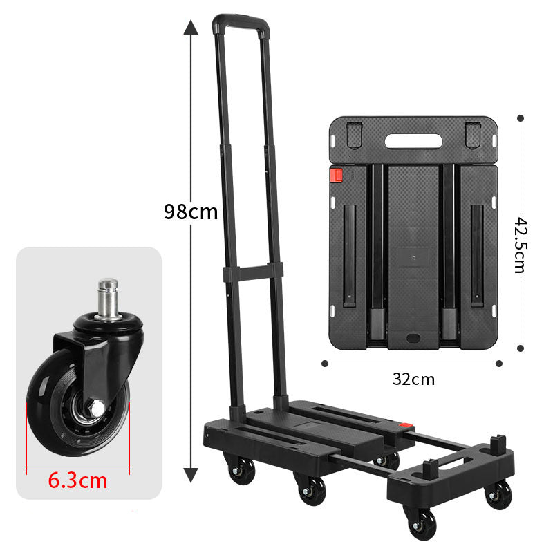 Foldable, Quiet Handcart