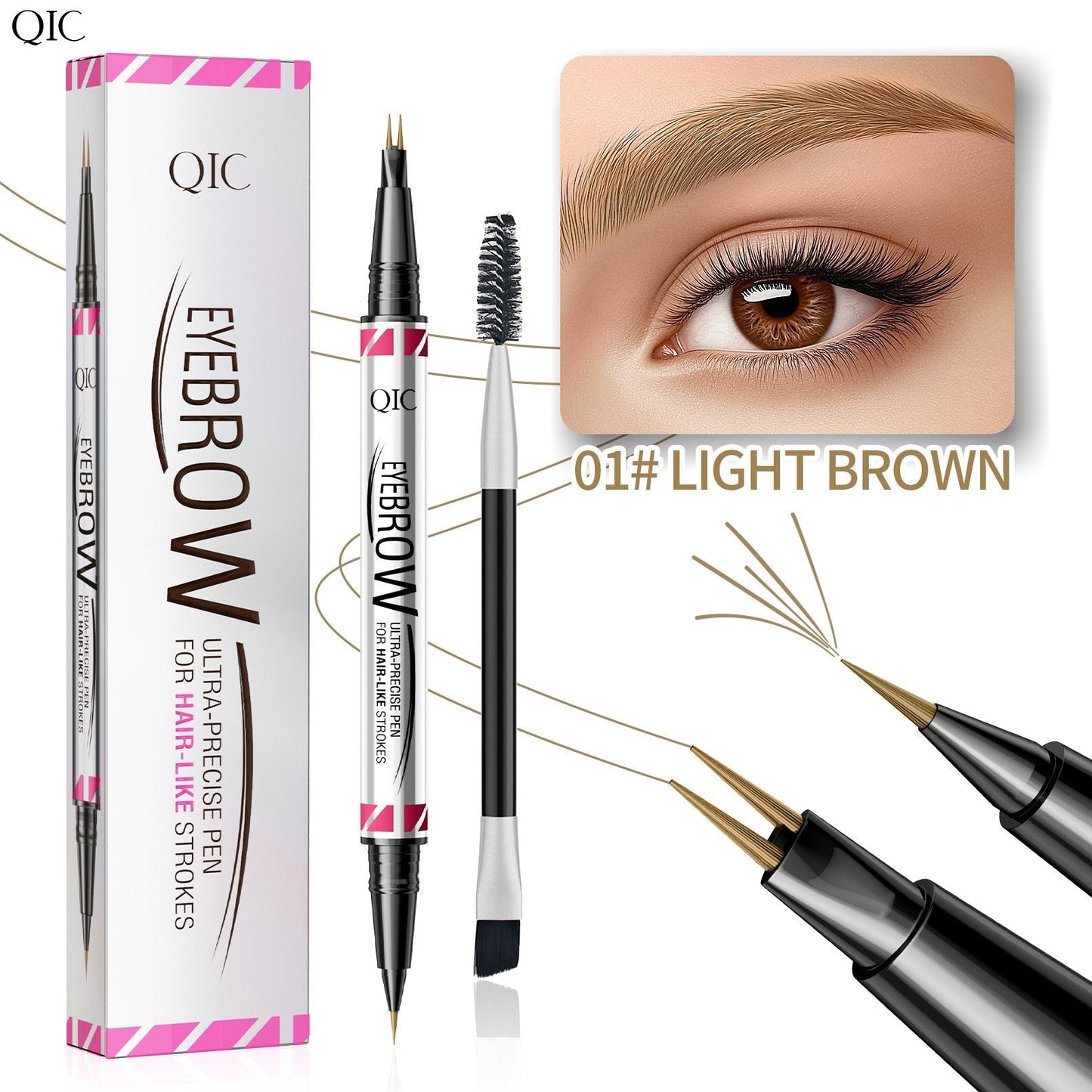 🎁3D Waterproof Microblading Eyebrow Pen