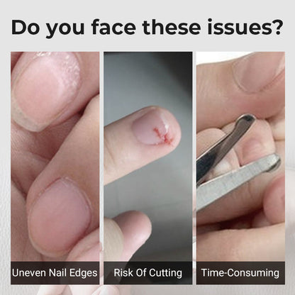 🔥3 in 1 Automatic Electric Nail Clipper with Polishing【Safe and convenient】