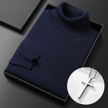 ✨Men's Solid Color Premium Turtleneck Sweater