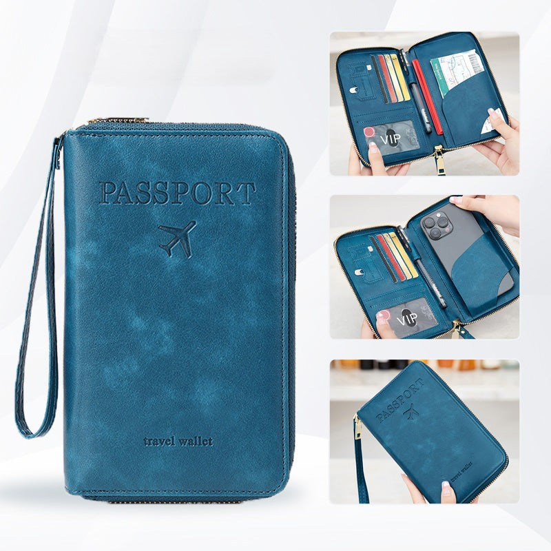 Multifunctional RFID Passport Wallet