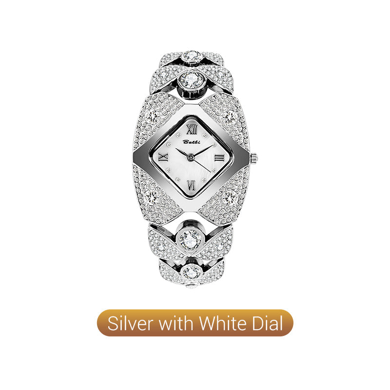 💜Retro Quartz Watch with Sparkling Rhinestones⌚