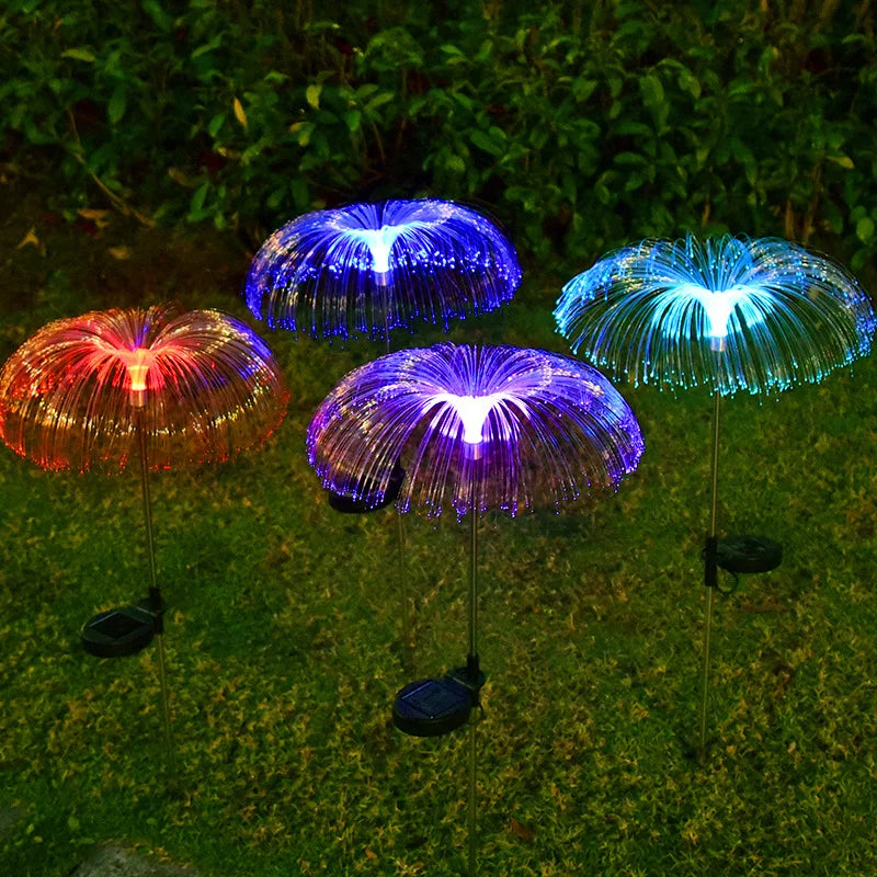 Solar Garden Lamp – Color-Changing Jellyfish Lamp
