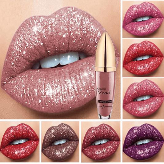 Flash Sale：Buy 1 Get 1 Free!⚡Diamond Lip Gloss Matte To Glitter Liquid Lipstick Waterproof