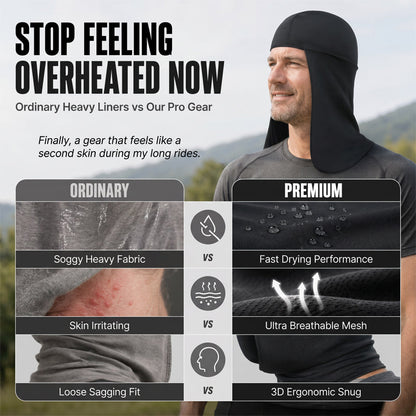 🧢 BUY 1 GET 1 FREE! ✨ Breathable Outdoor Skull Cap with Neck Cover – UPF50+, Micro-Mesh, Helmet Compatible 🚴