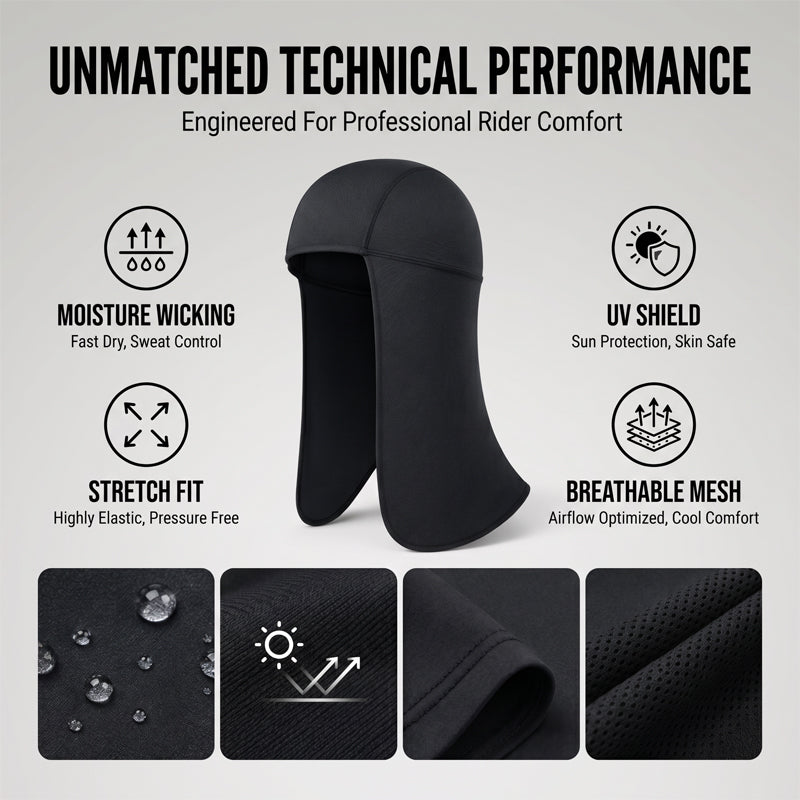🧢 BUY 1 GET 1 FREE! ✨ Breathable Outdoor Skull Cap with Neck Cover – UPF50+, Micro-Mesh, Helmet Compatible 🚴