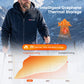 🔥Upgraded Unisex Hooded Casual Graphene Heated Insulated Jacket (with Internal Pockets)