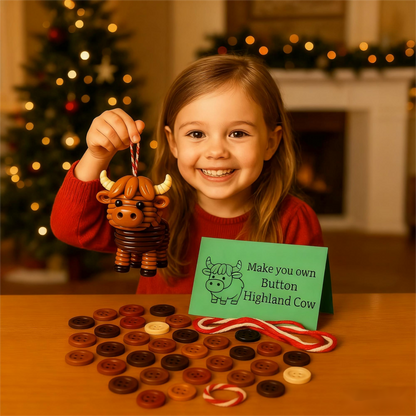 ✨DIY Button Animal Ornaments