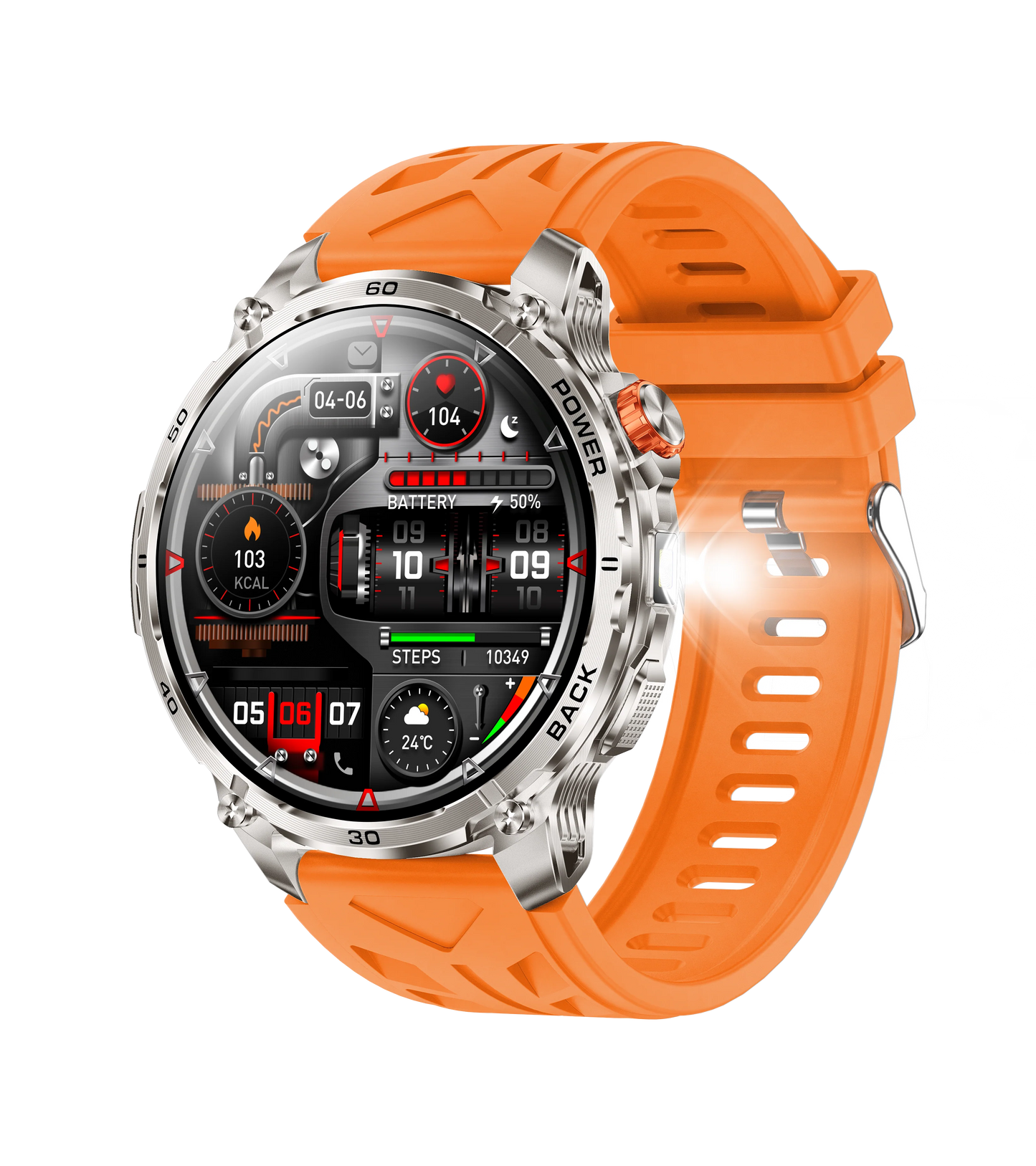 ⌚1.52" HD smartwatch for men – Phone calls and music control – Multiple sports modes – IP68 waterproof – Long battery life