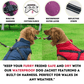 🐶3 in 1 Winter Waterproof Warm Dog Jacket With Built-in Harness