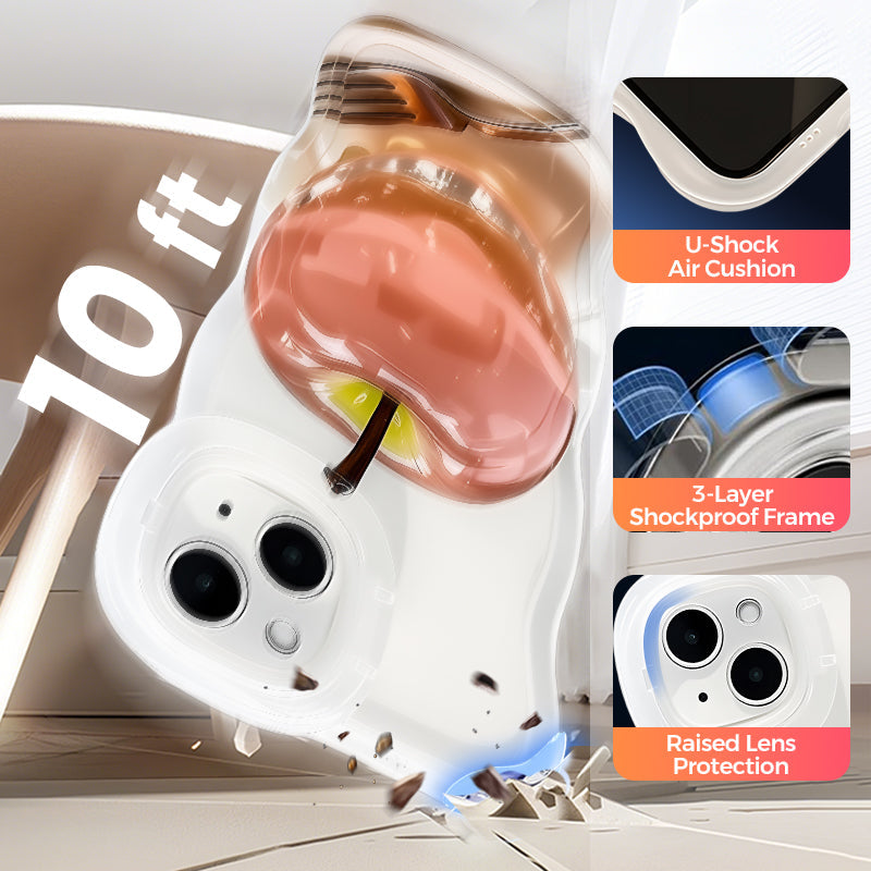 🍏📱Transparent Phone Case for iPhone