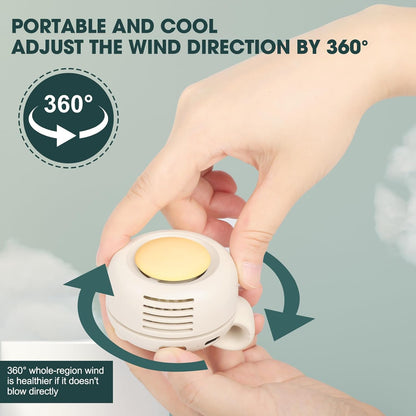 🎁Summer Big Sale-50% OFF⏳Small Whirlwind Clip Waist Neck Fan🌬️❄️