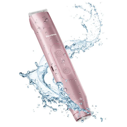 💜Bikini Trimmer for Women, Electric Shaver and Razor Rechargess Trimming eable 2-in-1, IPX7 Waterproof