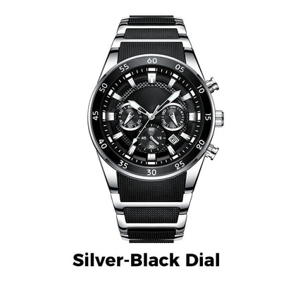 🎁Men's Waterproof Multifunctional Quartz Watch