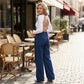 💥Women's High-Waist Wide-Leg Jeans