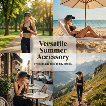Women's UPF 50+ UV Protection Sun Visor Hat
