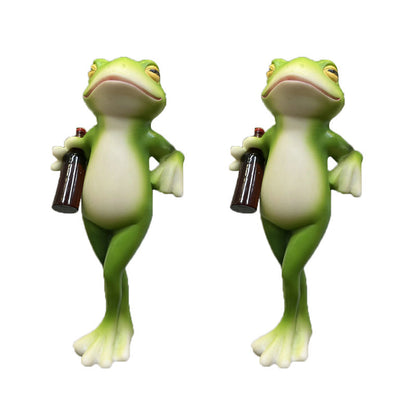 🐸 Frog Flower Pot Hanger Ornament🍷