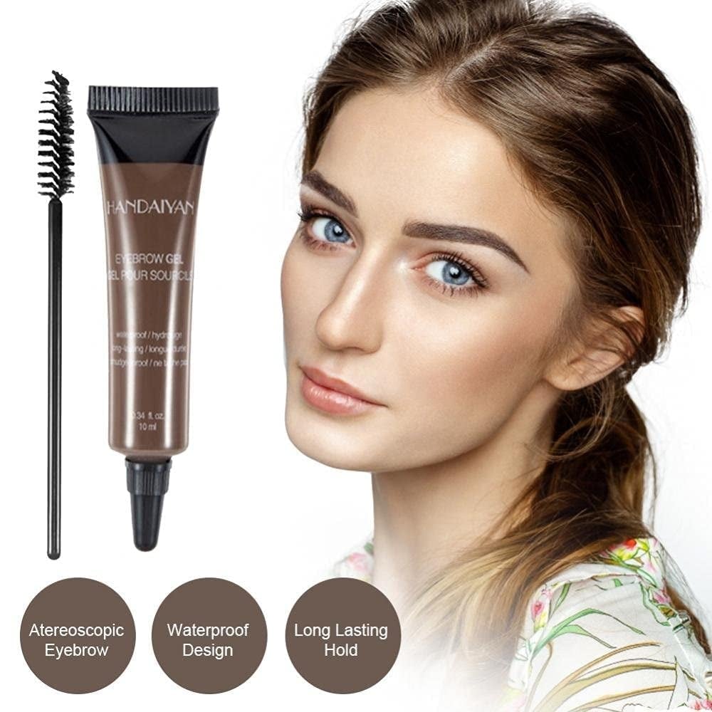 ⏳Buy 1 Get 1 Free ⭐Long-lasting Waterproof Smudge-proof Liquid Eyebrow Gel/Tint(With Free Brush)