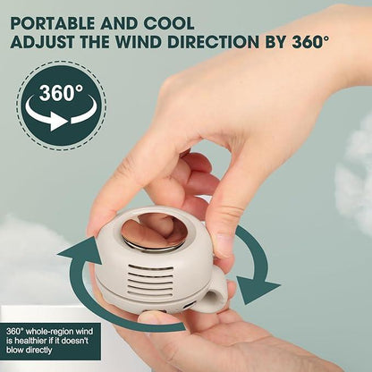 ❄️💨360° Rotatable Portable Mini Clip-on Fan