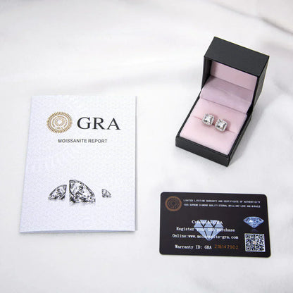 💎Moissanite Sparkle Ear Studs – Brilliant shine, hypoallergenic & perfect for daily elegance or gifting 💍