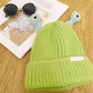Winter Parent-Child Cute Glowing Little Monster Knitted Hat