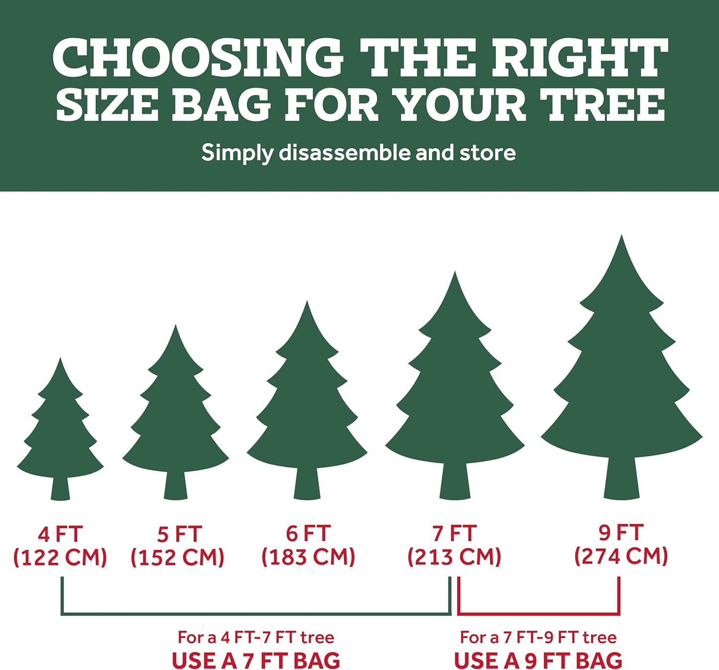 🎅 Christmas Tree Durable Waterproof Storage Bag – Easy to Carry, Protects from Dust & Moisture 🎁
