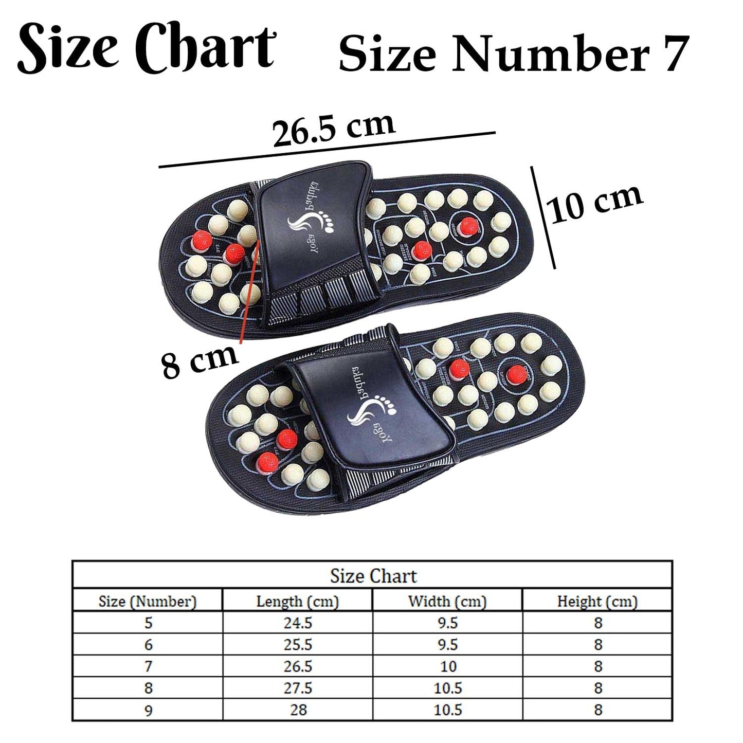 Acupressure and Magnetic Therapy Slippers 🔥