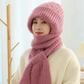 All-in-One Knit Hat & Scarf