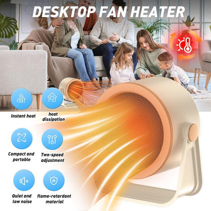 ♨️❄️Portable Instant-Heat Heater – Outdoor & Desktop Mini Radiator