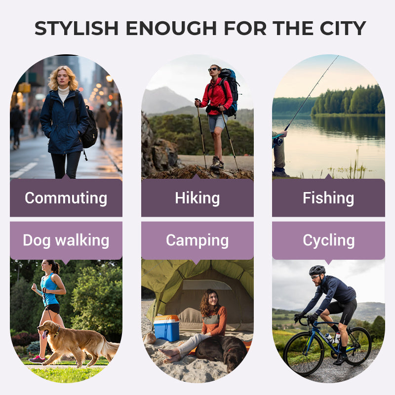 💦3-in-1 Waterproof Women's Jacket – Rain, Wind & Cold, All Covered