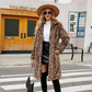 ✨Autumn's Best-Selling Sets 💖Women's Leopard Print Mid-Length Jacket and Leather Leggings