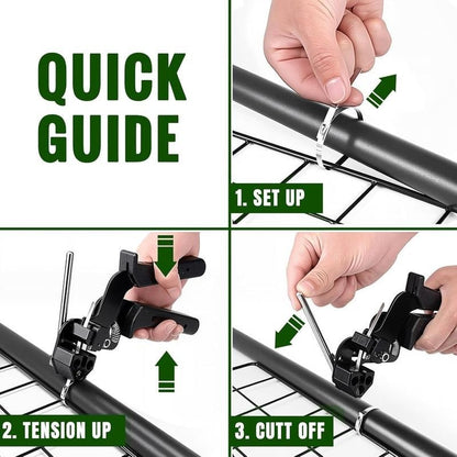 🔥 304 Stainless Steel Zip Tie Kit | 4X Stronger Than Plastic | 42% OFF Pro Tool!