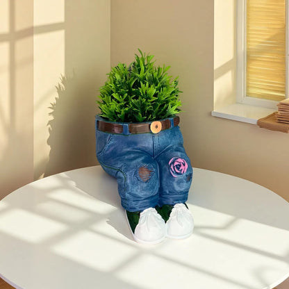 🌷Creative 3D Jeans Shaped Flower Pot
