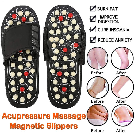 Acupressure and Magnetic Therapy Slippers 🔥
