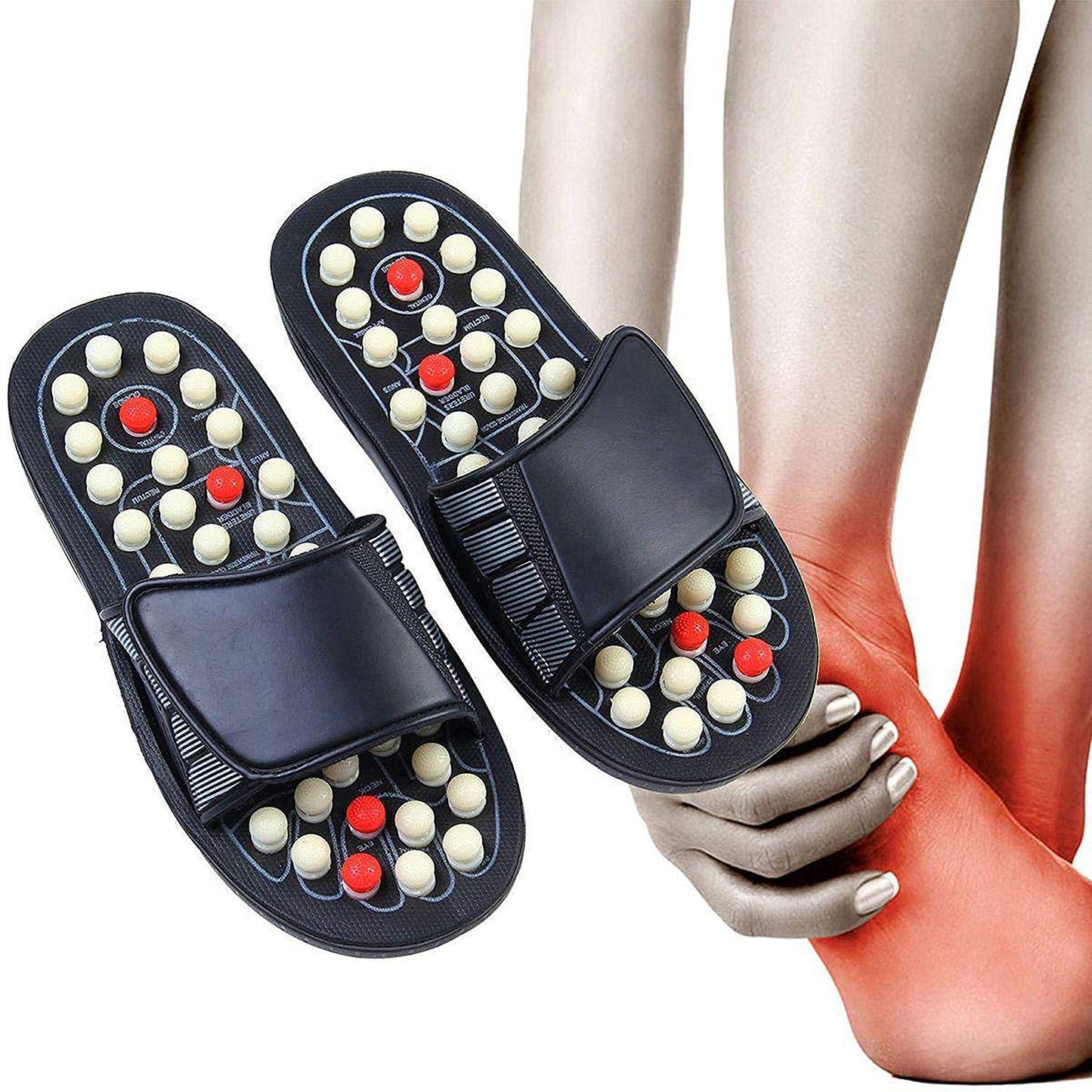 Acupressure and Magnetic Therapy Slippers 🔥