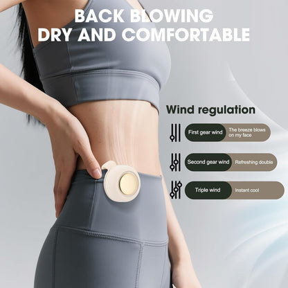 🎁Summer Big Sale-50% OFF⏳Small Whirlwind Clip Waist Neck Fan🌬️❄️