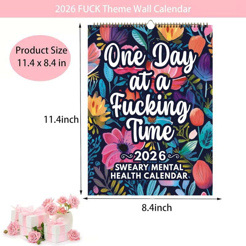 📅 2027 Sweary Humor Wall Calendar