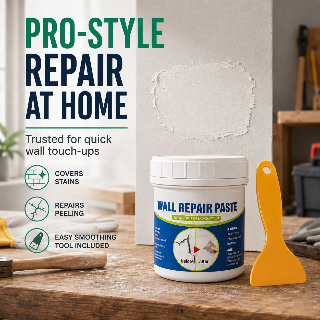 High-Efficiency Repair Agent For Wall Cracks