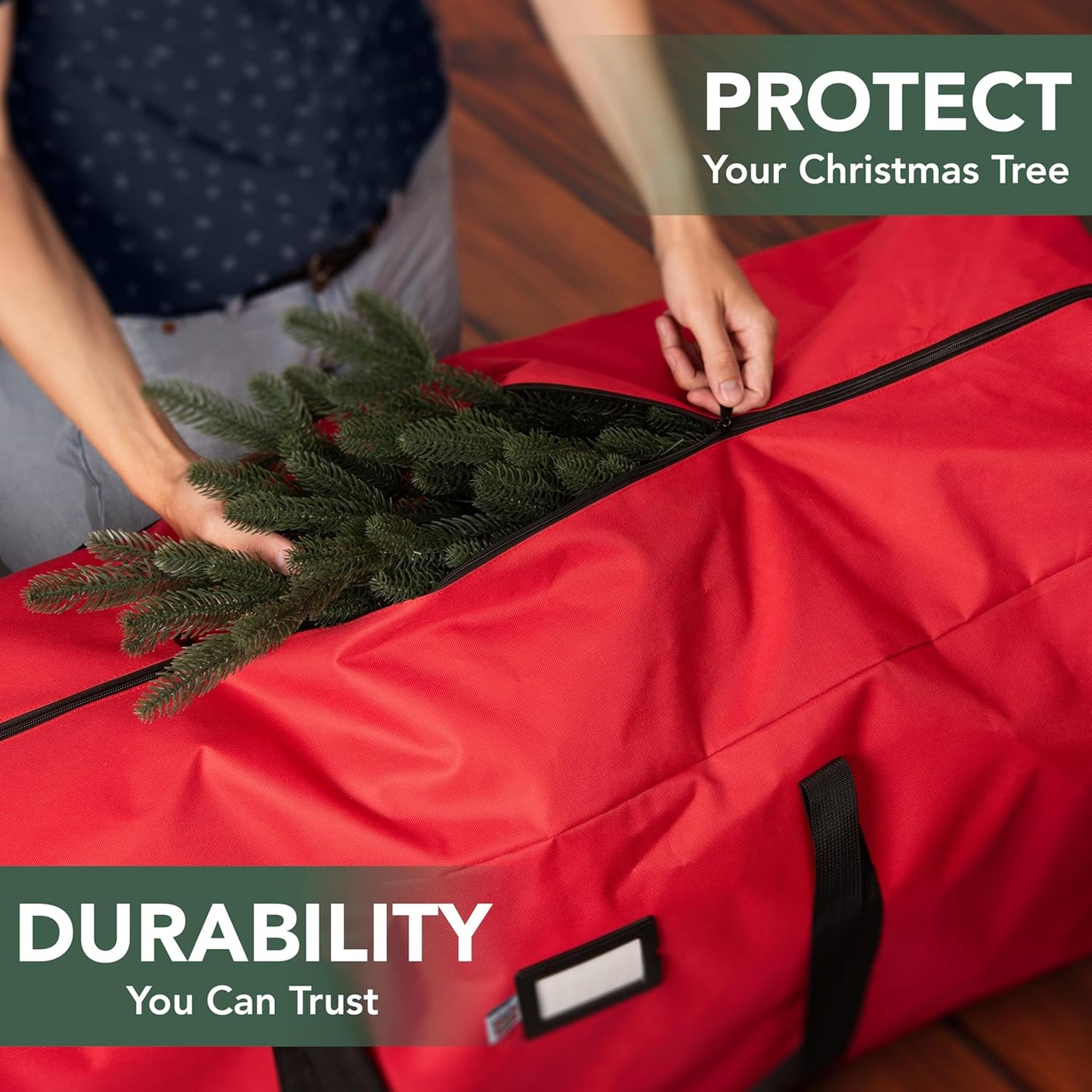 🎅 Christmas Tree Durable Waterproof Storage Bag – Easy to Carry, Protects from Dust & Moisture 🎁