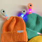 Winter Parent-Child Cute Glowing Little Monster Knitted Hat