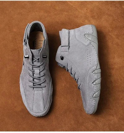 🔥Italian Handmade Suede Velcro High Boots